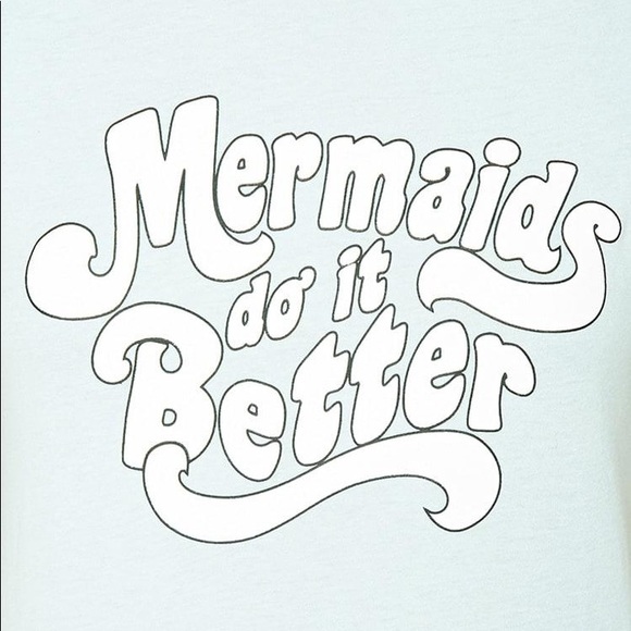 Forever 21 “Mermaids Do It Better” graphic tee - L - Picture 7 of 7